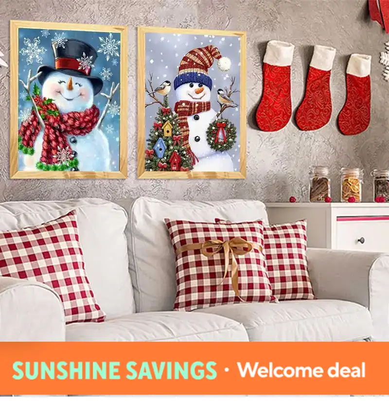 Resin Art On Wall - Christmas Diamond Painting Christmas Tree Wreath