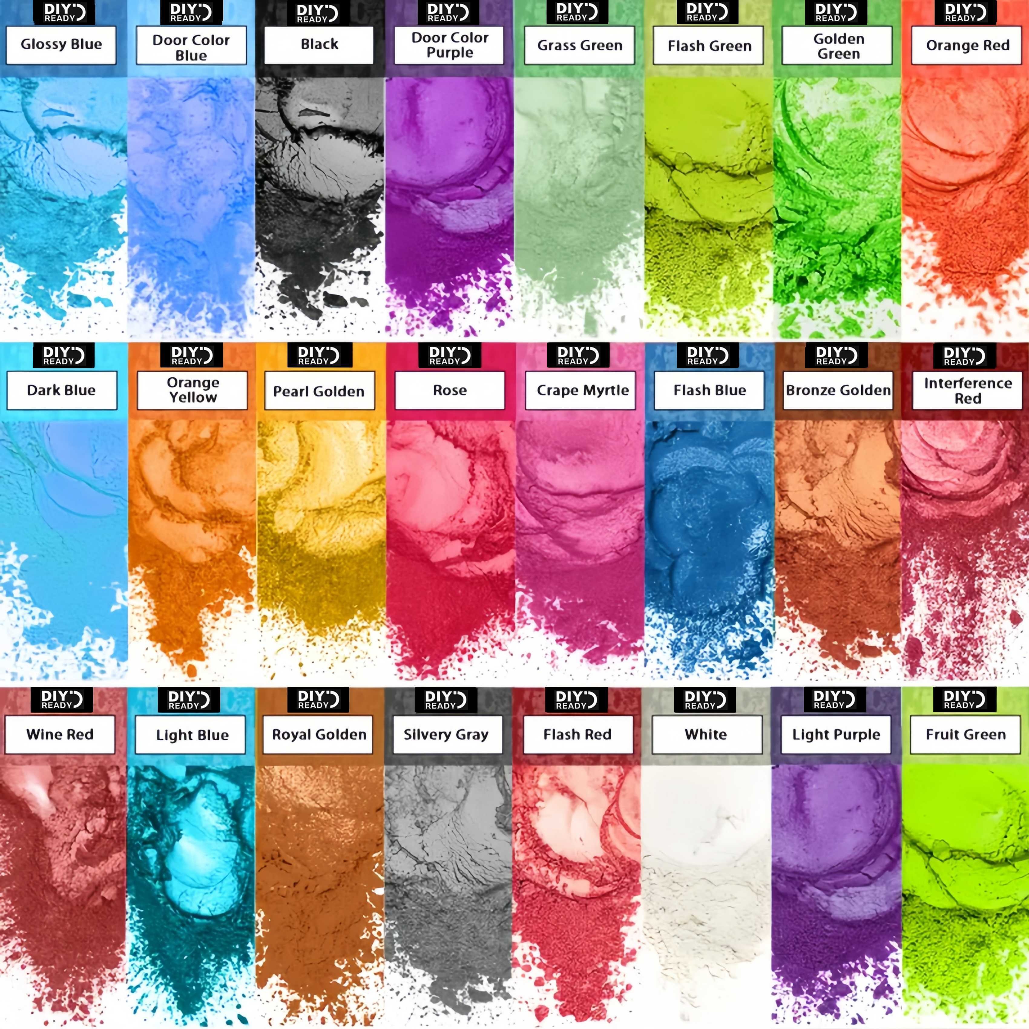 Resin Color Paste - 24 Colors/8 Colors 5g 0.18oz Pearlescent