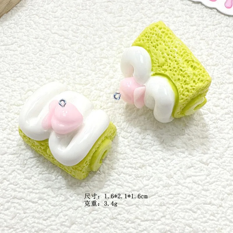Resin Art Materials Kit - 10Pcs Mini Simulated Cute Cake Resin