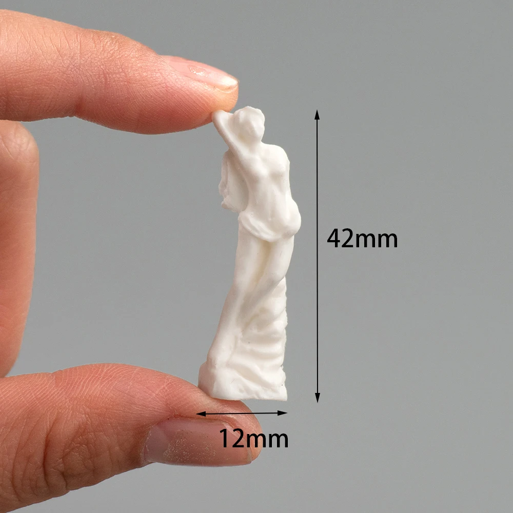 Resin Art Sculptures - 2Pcs 1/12 Doll House Miniature Resin