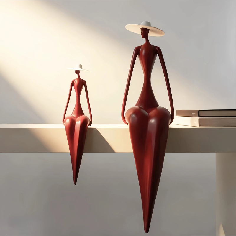 Resin Art Sculptures - Resin Statue Modern Home Decor Living