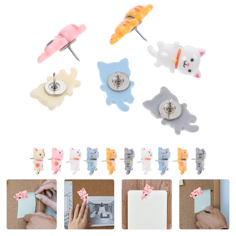 20Pcs Cute Resin Cat Push Pins - Resin Art On Wall recensie en prijs