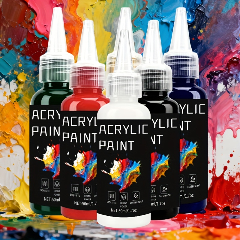 Acrylic Paint Set 6 Colors 50m - Resin Art With Wood recensie en prijs