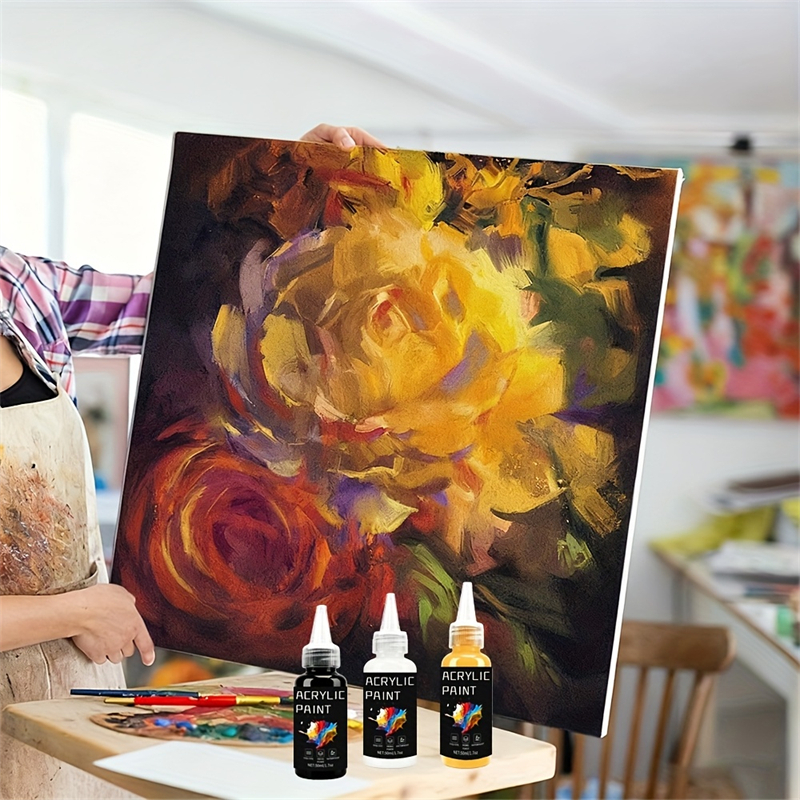 Acrylic Paint Set 6 Colors 50m - Resin Art With Wood recensie en prijs