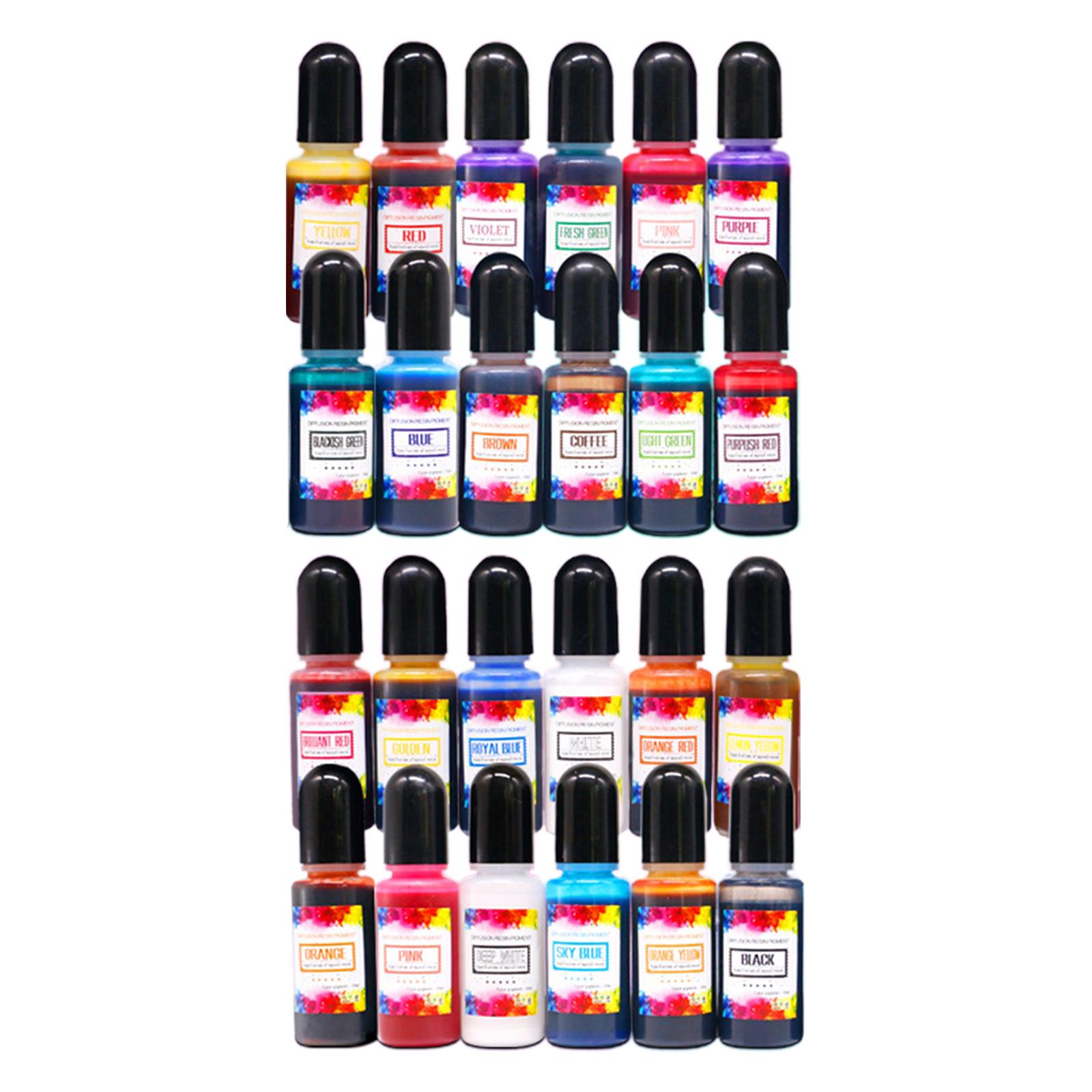 24Pcs Alcohol Inks Epoxy Resin - Resin Pigment Alcohol Ink recensie en prijs
