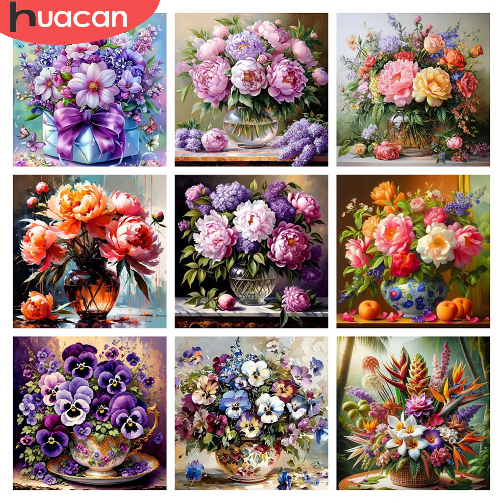 HUACAN 5D Diamond Mosaic Rose  - Resin Art Wallpaper recensie en prijs