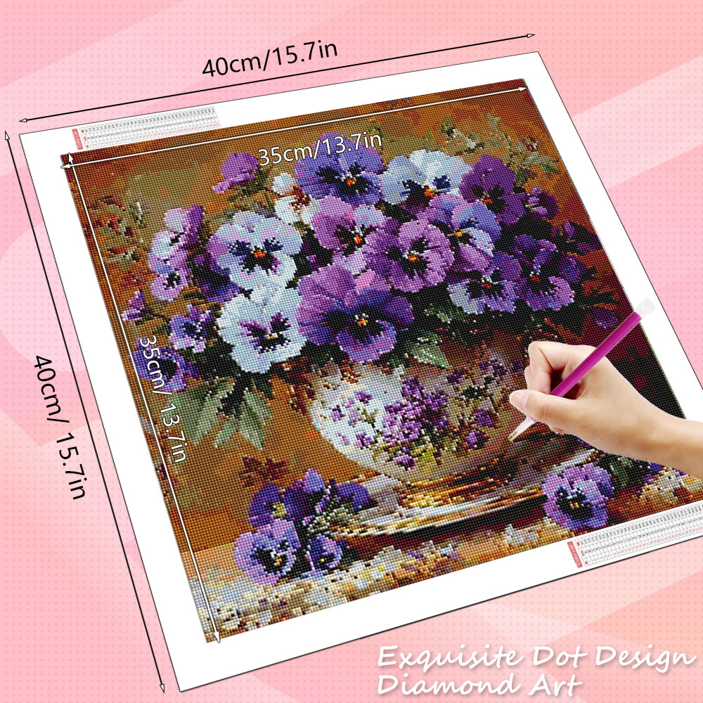 HUACAN 5D Diamond Mosaic Rose  - Resin Art Wallpaper recensie en prijs