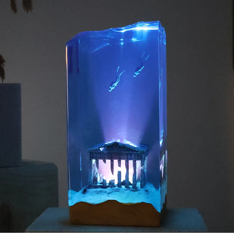 NEW Marine Art Home Decoration - Resin Art With Wood recensie en prijs