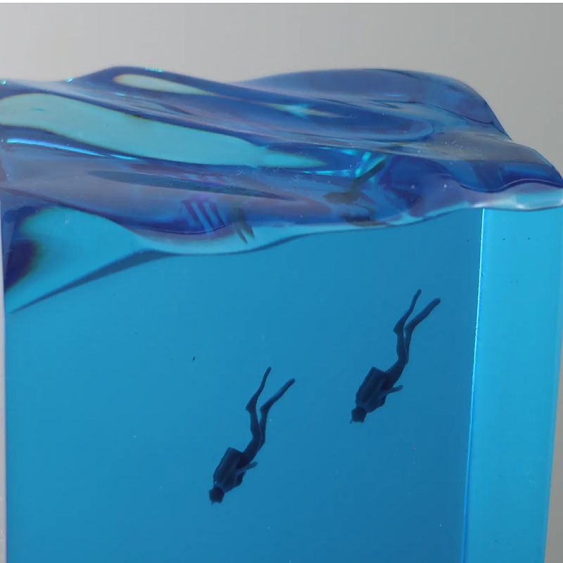 NEW Marine Art Home Decoration - Resin Art With Wood recensie en prijs