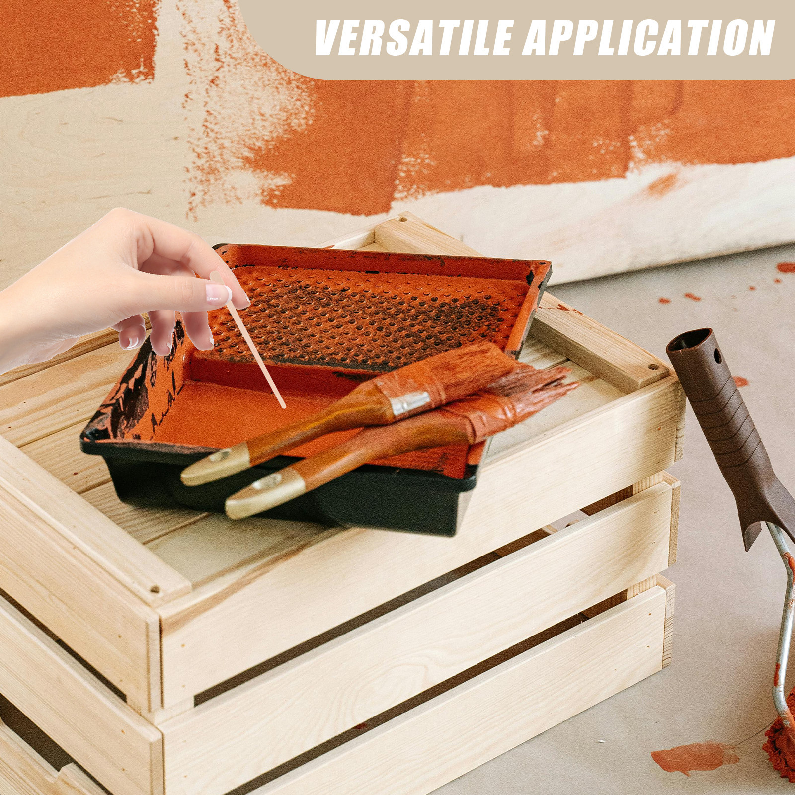 400Pcs Wooden Paint Stirrer St - Resin Art With Wood recensie en prijs