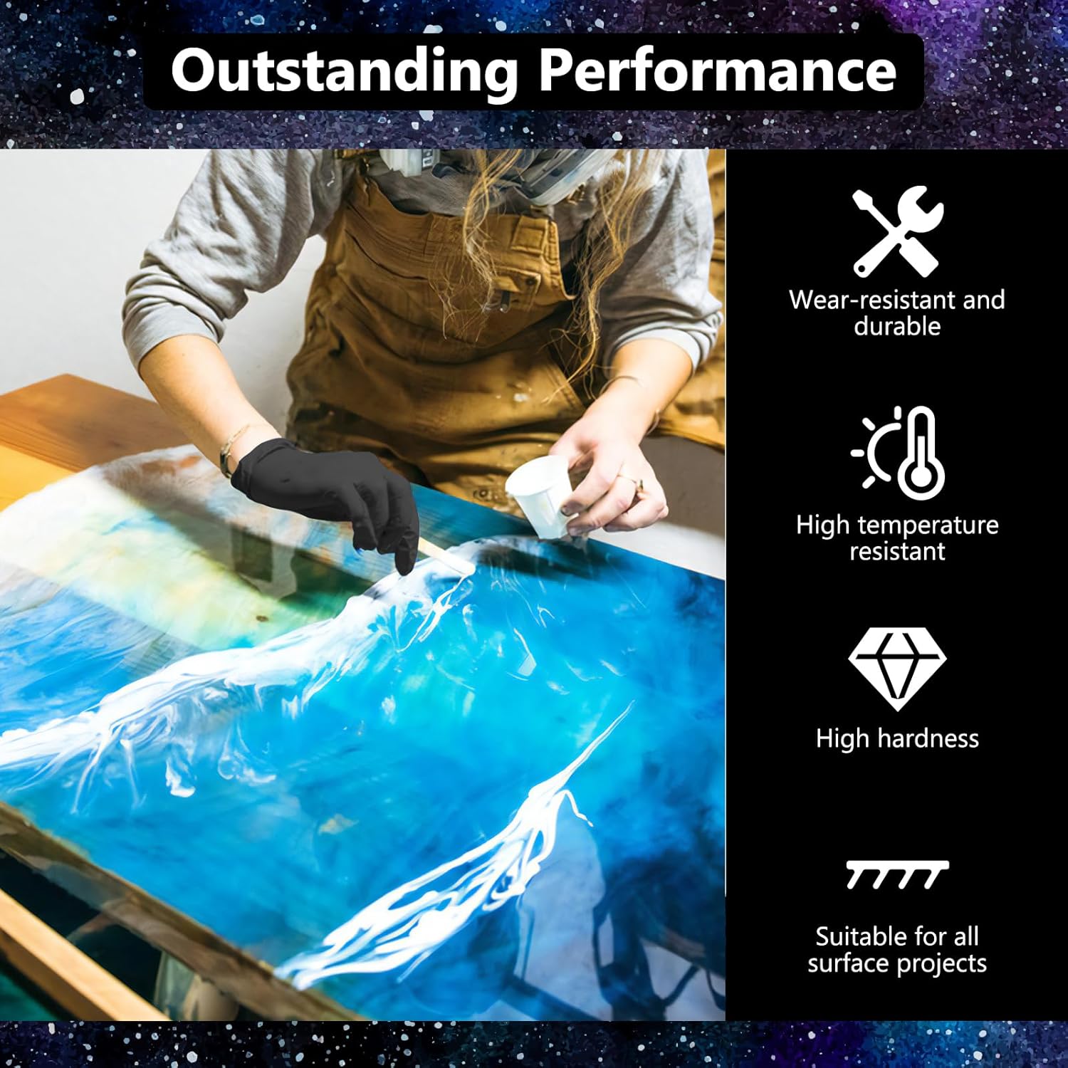 Crystal Clear Epoxy Resin Kit  - Resin Art With Wood recensie en prijs