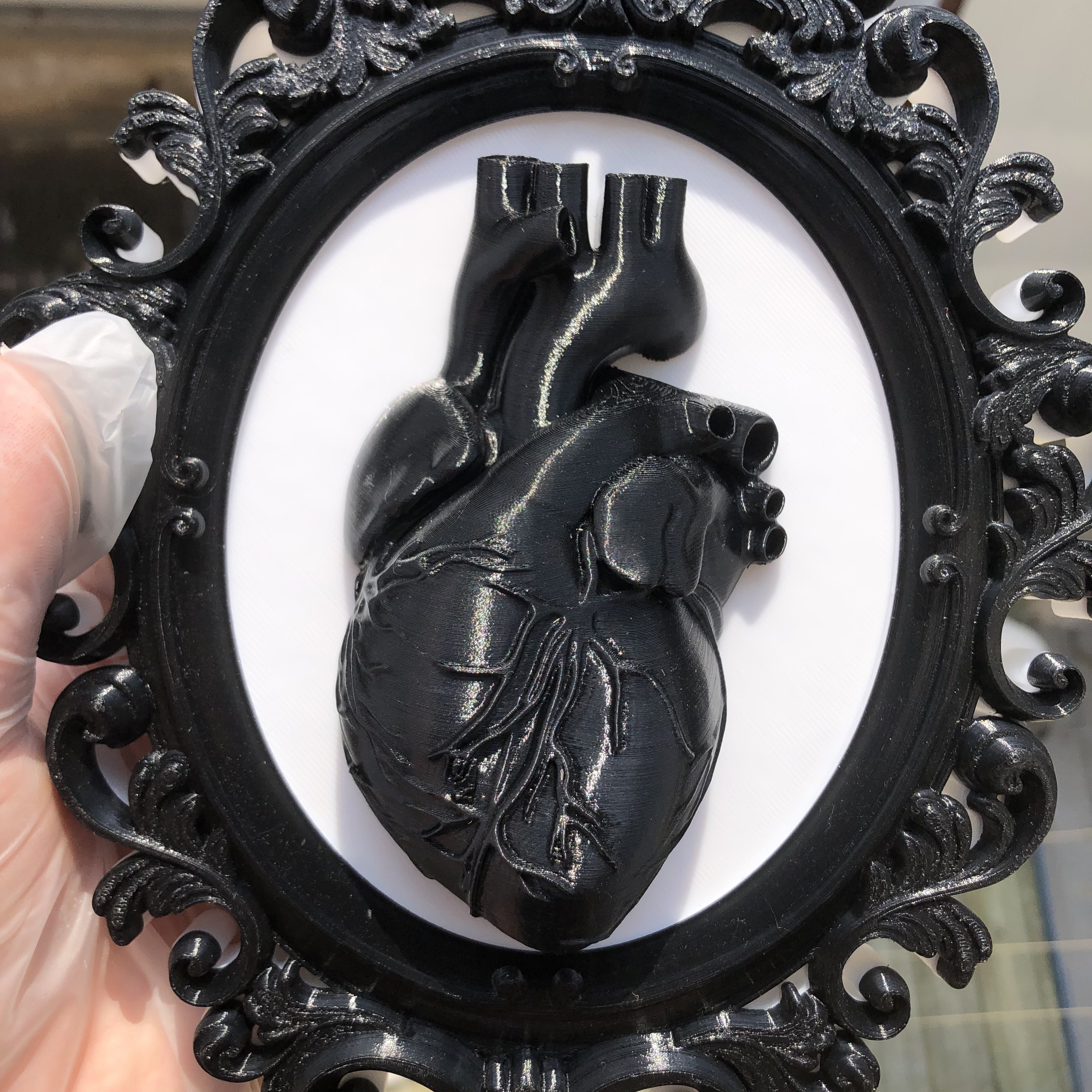 Heart Photo Frame Wall Art Dec - Resin Art Wedding Gift recensie en prijs