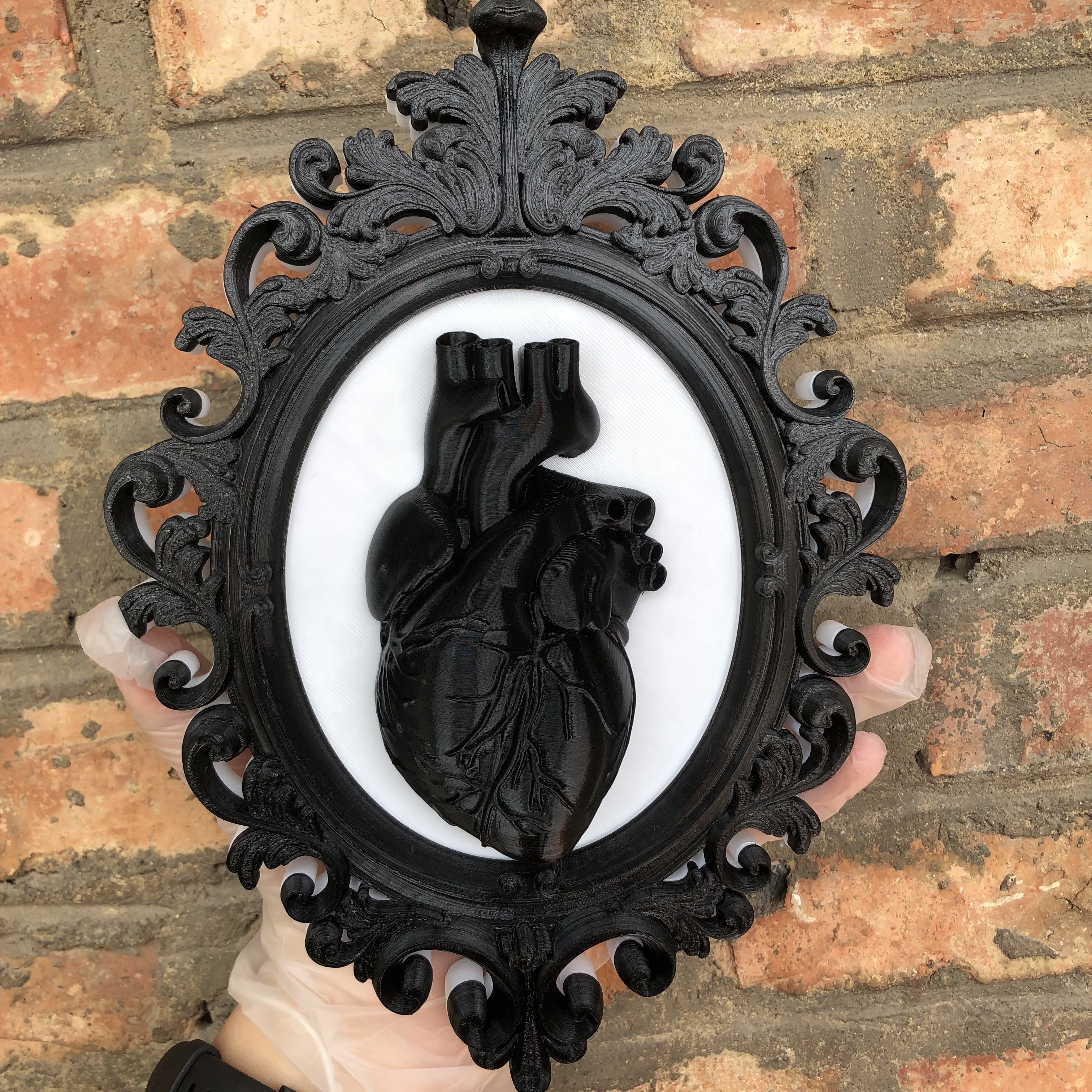 Heart Photo Frame Wall Art Dec - Resin Art Wedding Gift recensie en prijs