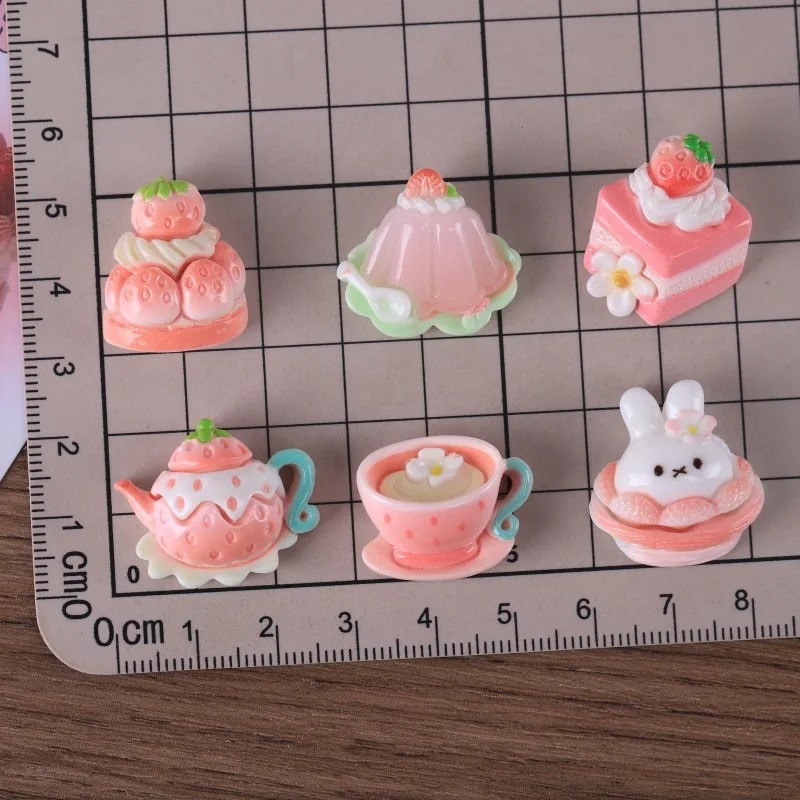 10pcs Cartoon sweet Pink serie - Resin Art Materials Kit recensie en prijs
