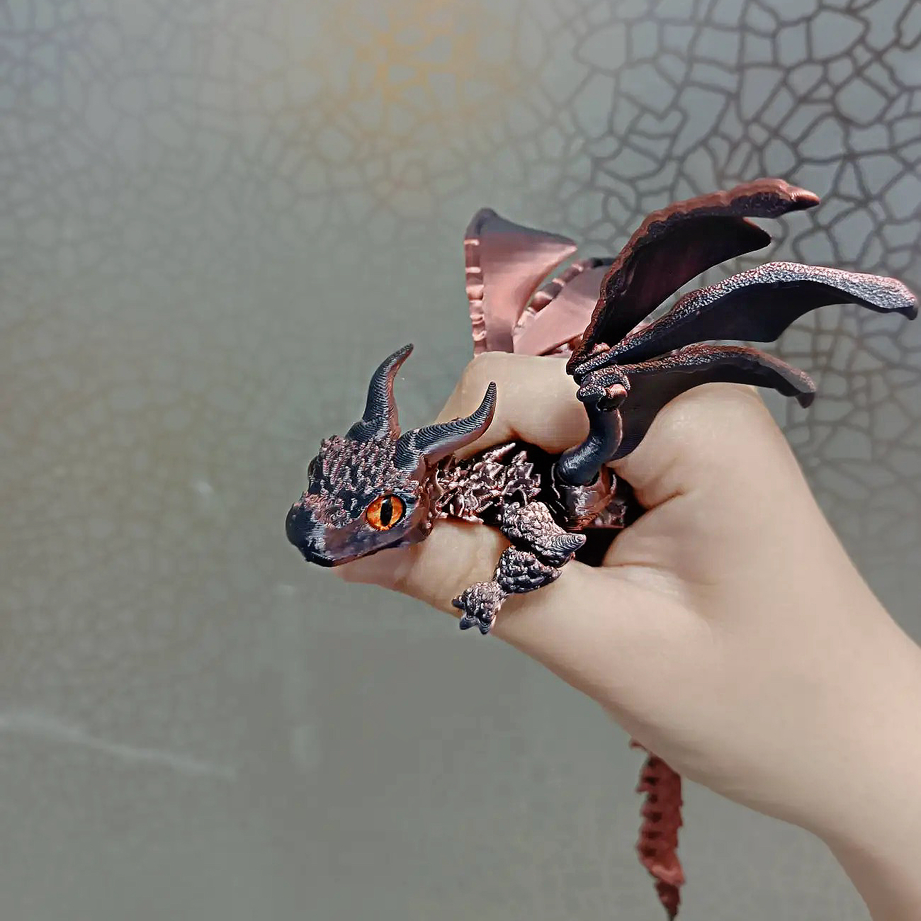 3D Printed Winged Carriage Dra - Resin Art Sculptures recensie en prijs