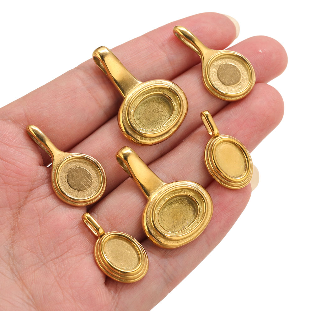 5pcs Stainless Steel Round Ova - Resin Art Materials Kit recensie en prijs