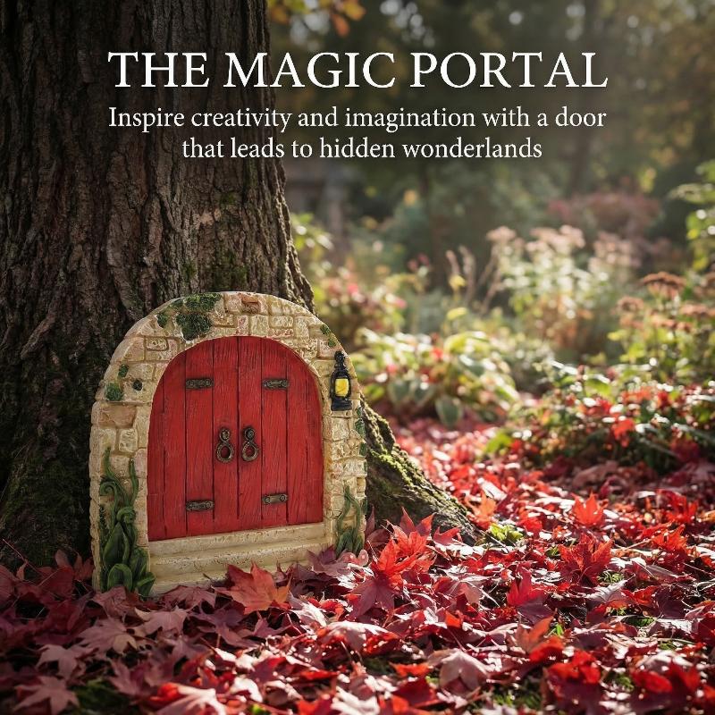 Elf Fairy Door Miniature Garde - Resin Art With Wood recensie en prijs