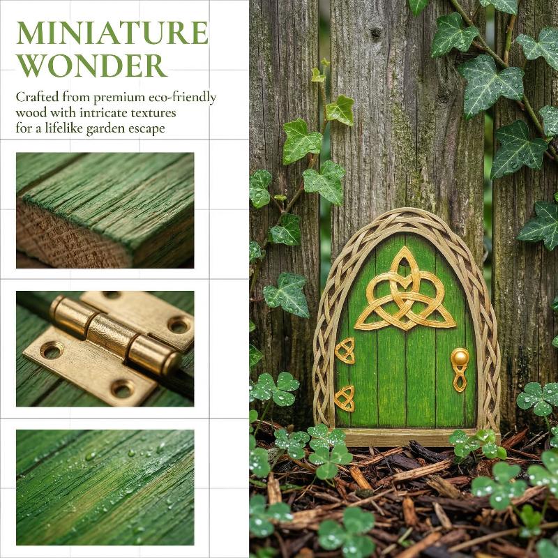 Elf Fairy Door Miniature Garde - Resin Art With Wood recensie en prijs