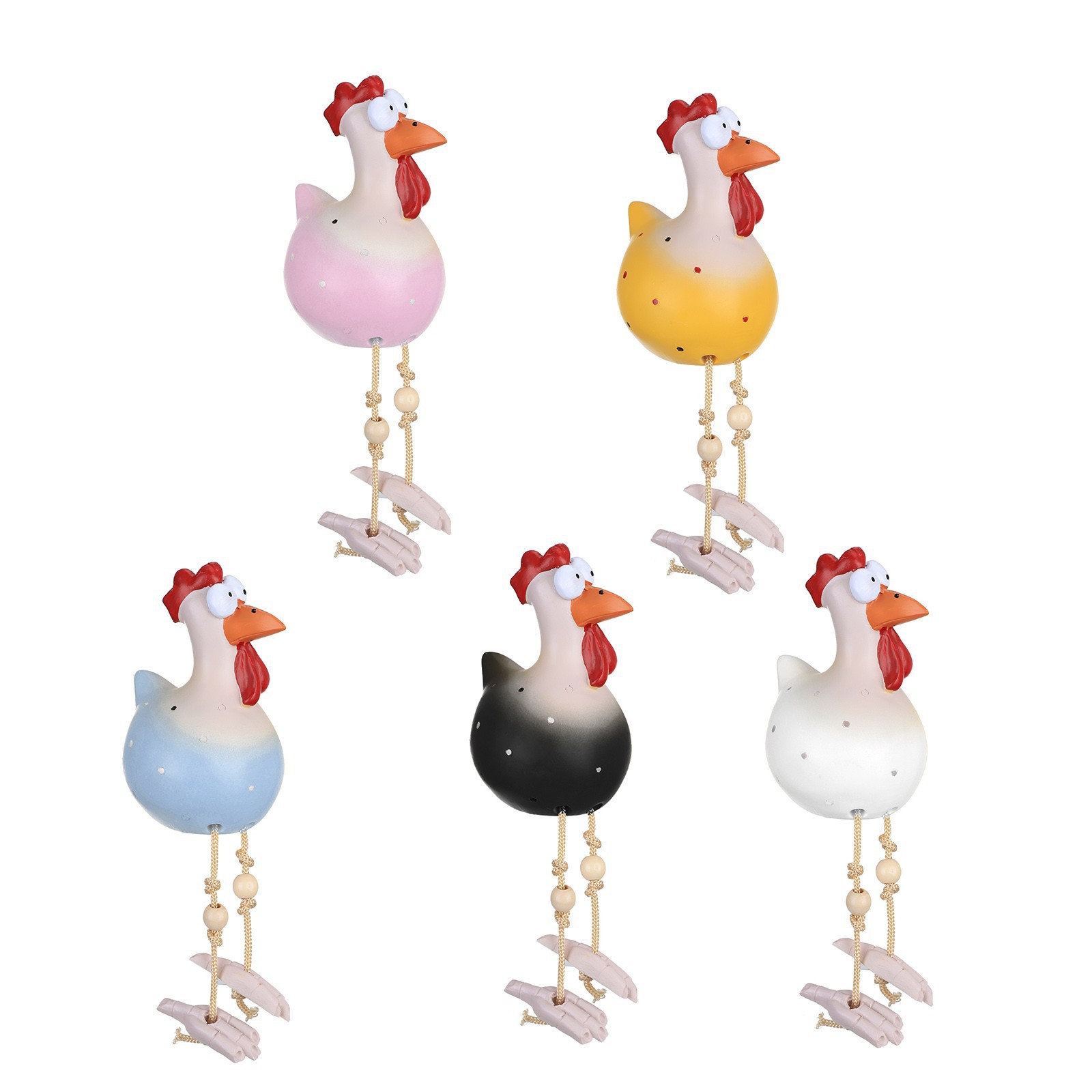 Funny Chicken Fence Decor Resi - Resin Art Sculptures recensie en prijs