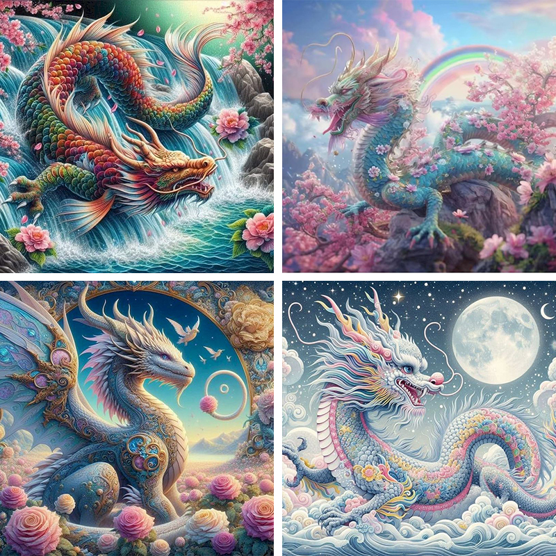 GATYZTORY Dragon Diamond Paint - Resin Art Wallpaper recensie en prijs