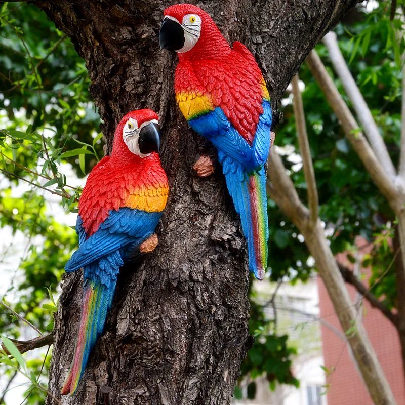 Resin Parrot Statue Wall Mount - Resin Art On Wall recensie en prijs