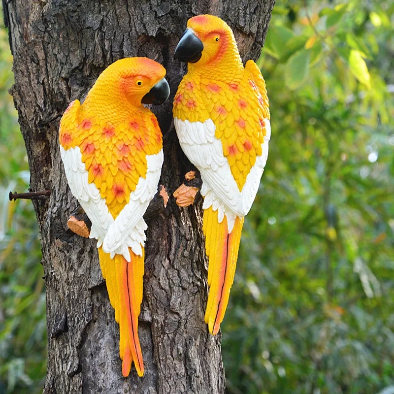 Resin Parrot Statue Wall Mount - Resin Art On Wall recensie en prijs