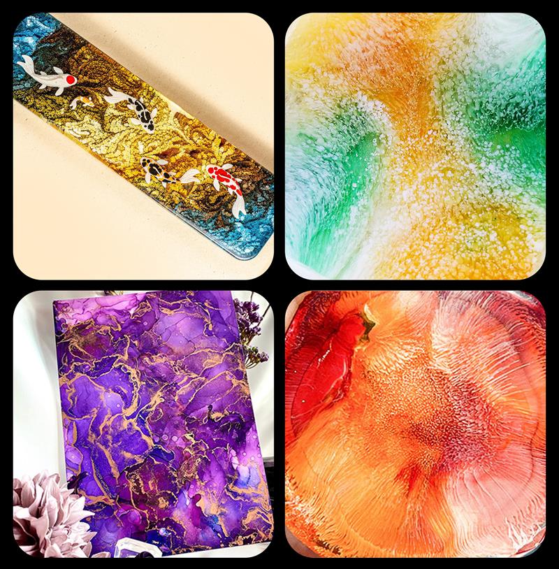 1 Set Art Ink Alcohol Epoxy Re - Resin Pigment Alcohol Ink recensie en prijs