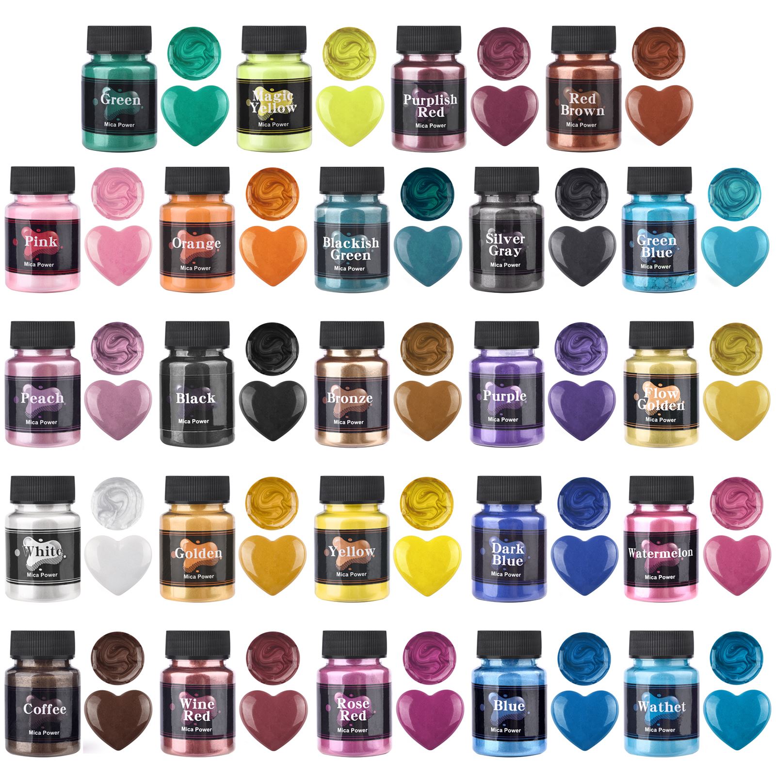50ml 24 Colors Resin Pearl Pow - Resin Color Paste recensie en prijs