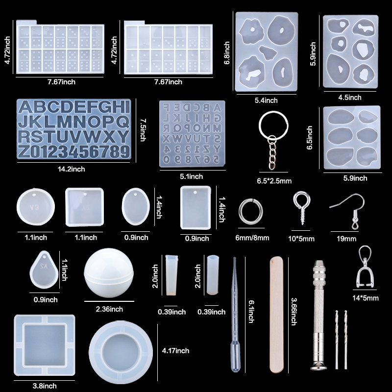 Silicone Resin Molds Kit Epoxy - Resin Art Earrings Kit recensie en prijs