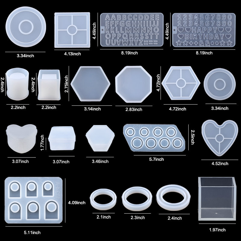 Silicone Resin Molds Kit Epoxy - Resin Art Earrings Kit recensie en prijs