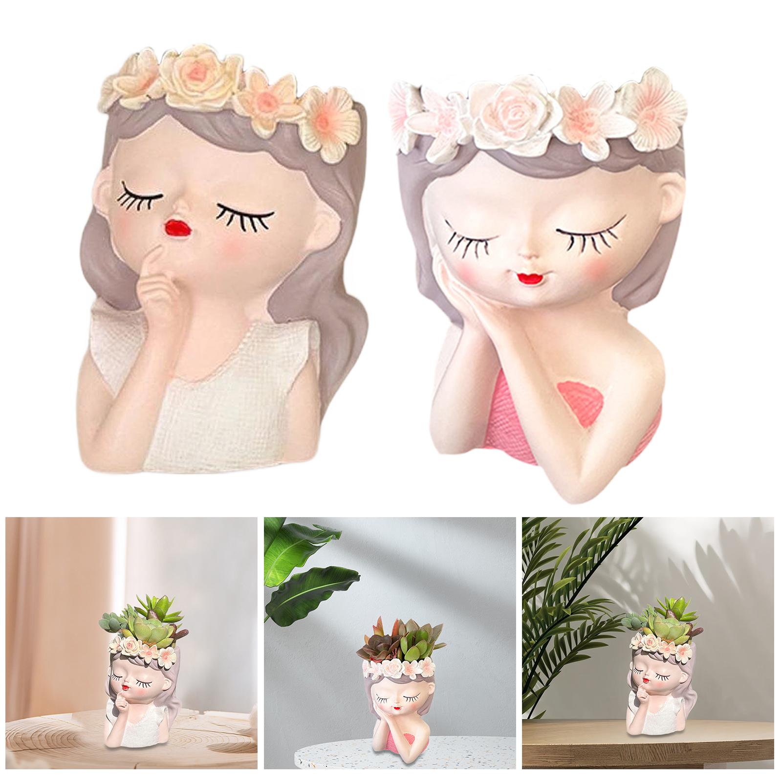 Fairy Head Flower Pot Photo Pr - Resin Art Wedding Gift recensie en prijs