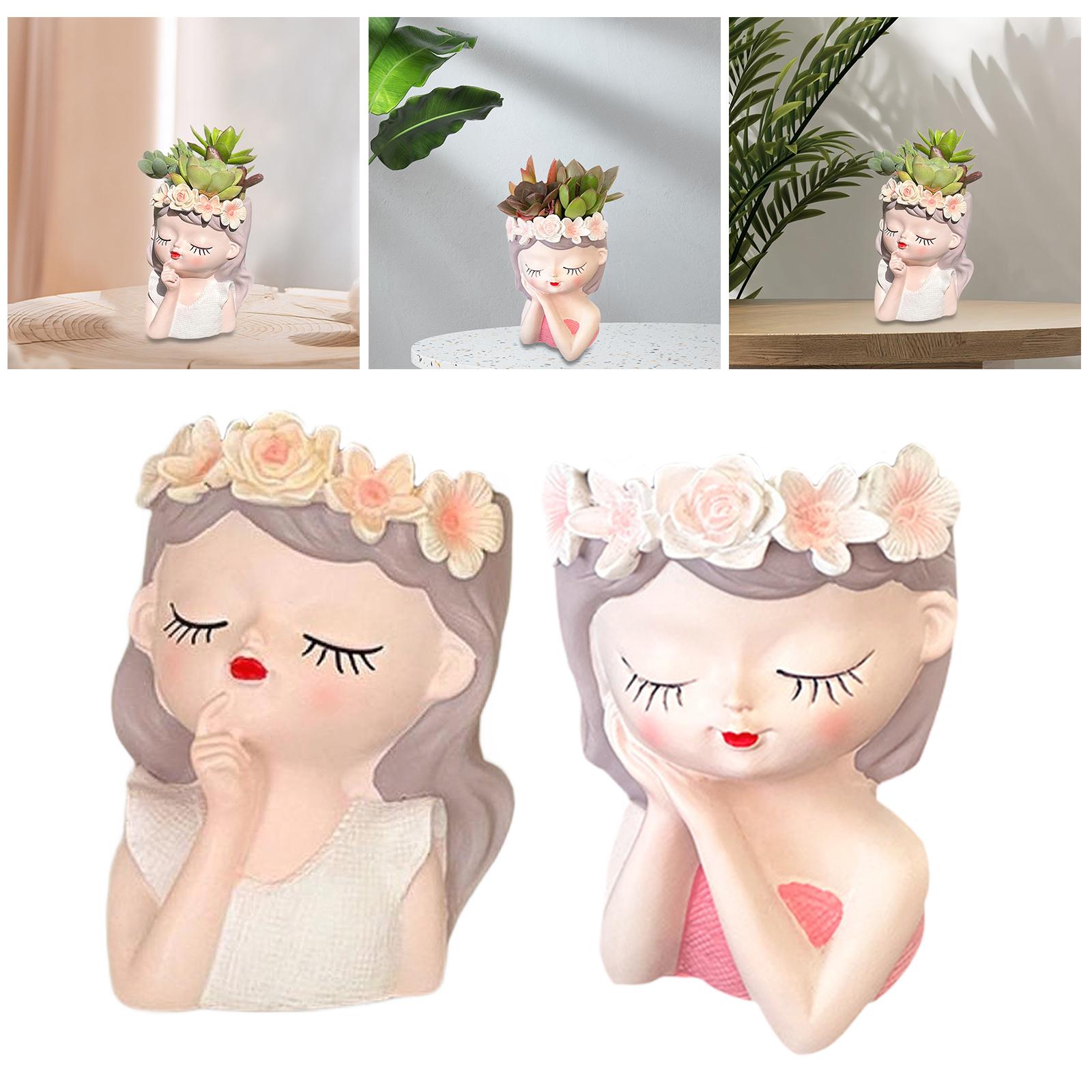 Fairy Head Flower Pot Photo Pr - Resin Art Wedding Gift recensie en prijs