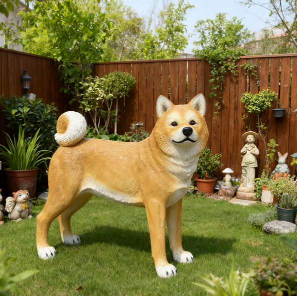 Realistic Akita Inu Dog Sculpt - Resin Art Sculptures recensie en prijs