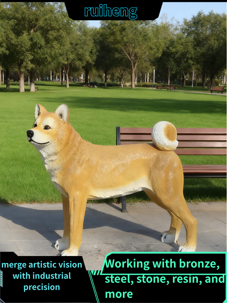 Realistic Akita Inu Dog Sculpt - Resin Art Sculptures recensie en prijs