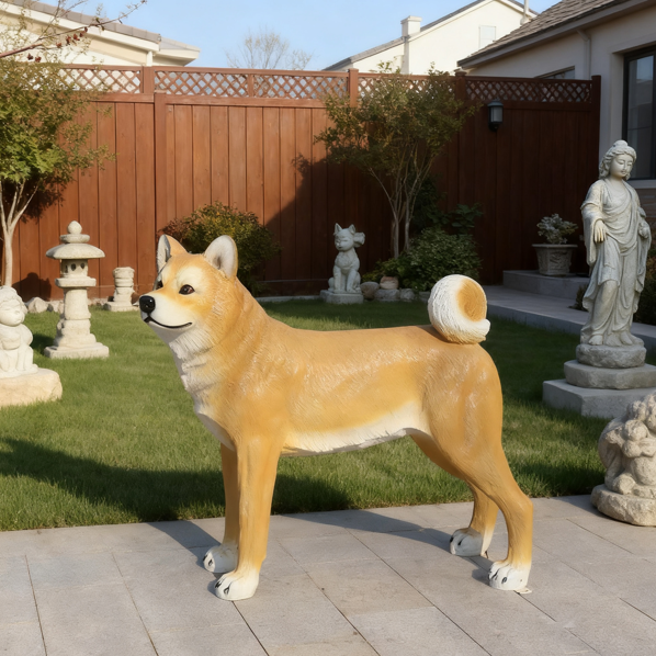 Realistic Akita Inu Dog Sculpt - Resin Art Sculptures recensie en prijs