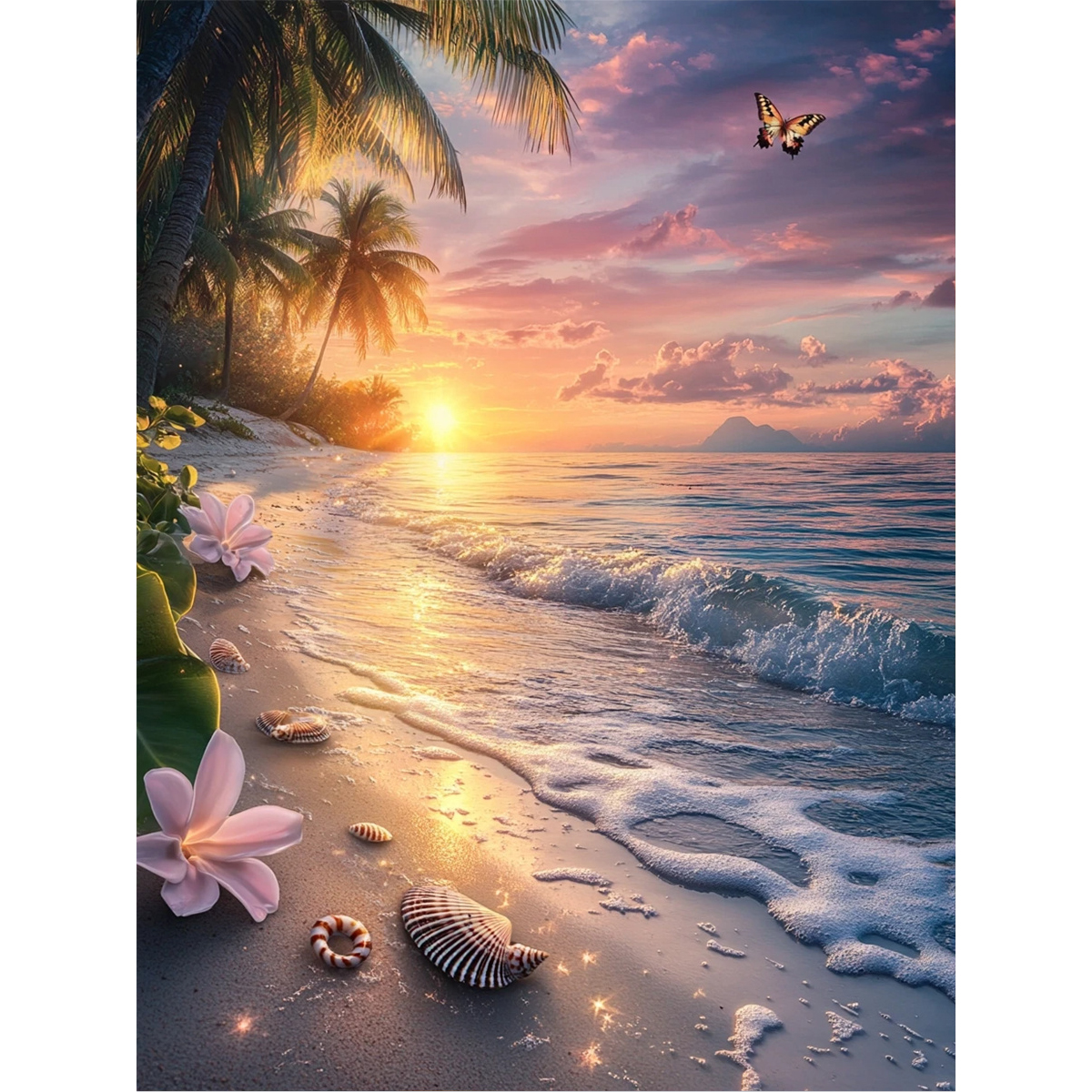2D flat Retro Diamond Art, vin - Resin Art Meaning recensie en prijs
