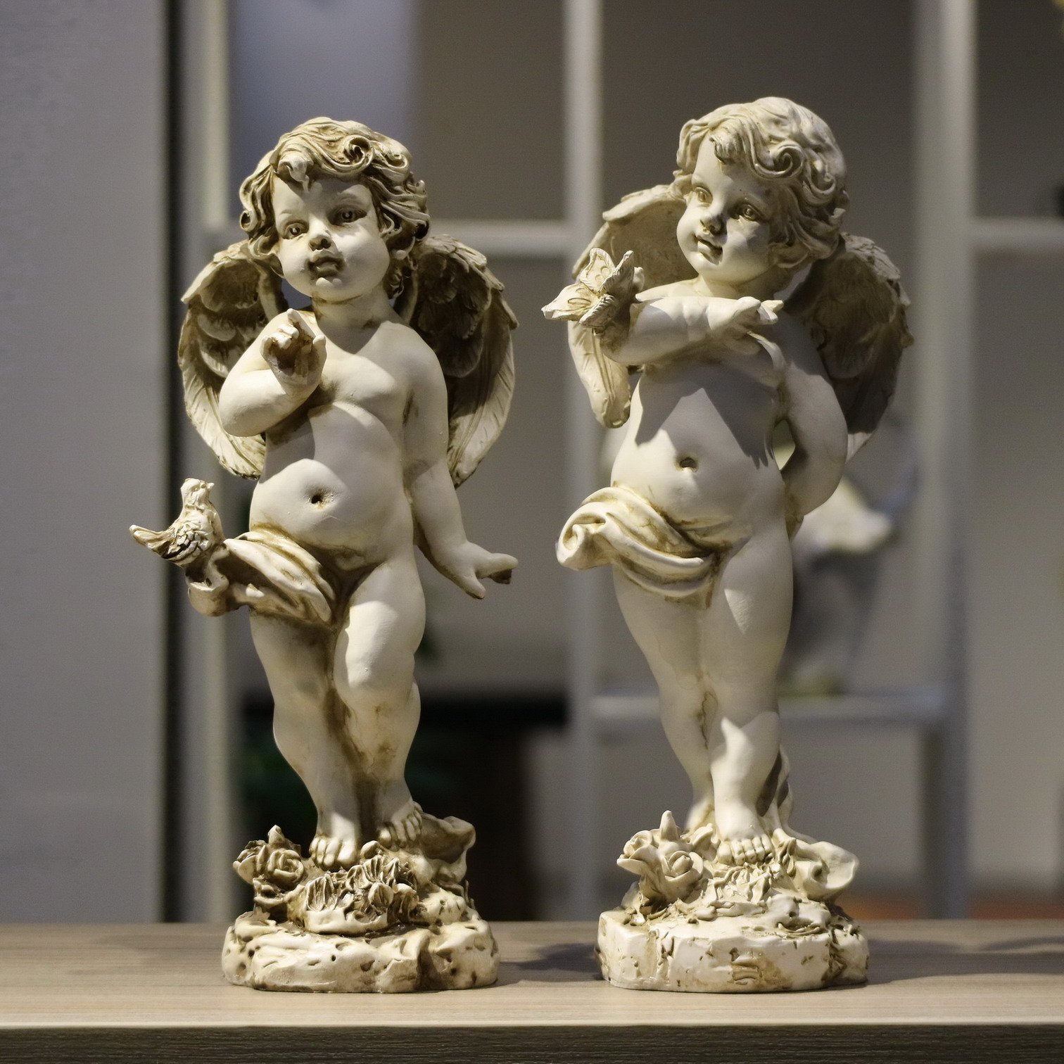 Retro Resin Angel Figurine 29c - Resin Art Wedding Gift recensie en prijs