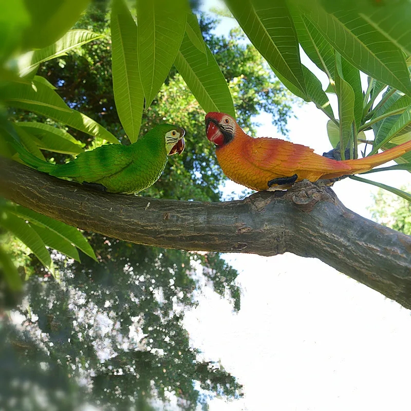 Simulation Resin Parrot Statue - Resin Art On Wall recensie en prijs