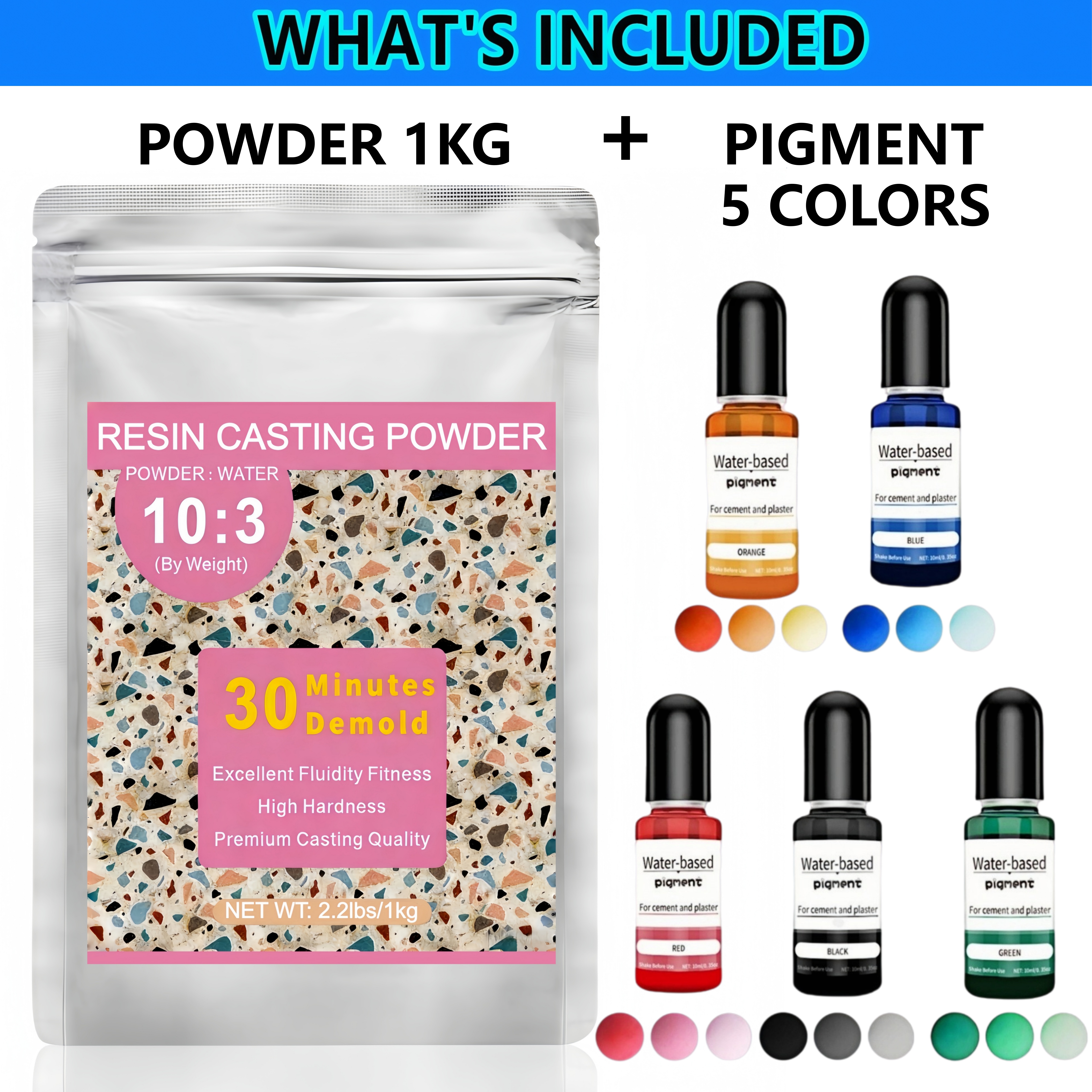 Resin Casting Powder, Bubble-F - Resin Art Sculptures recensie en prijs