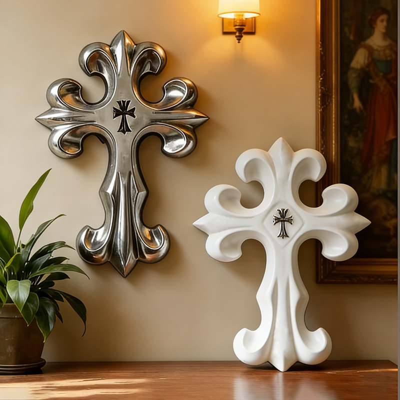 Retro Cross Wall Decor Gothic  - Resin Art Sculptures recensie en prijs