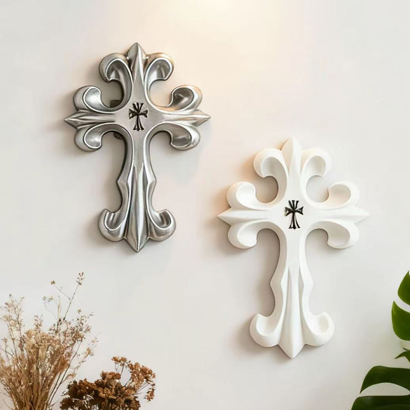 Retro Cross Wall Decor Gothic  - Resin Art Sculptures recensie en prijs