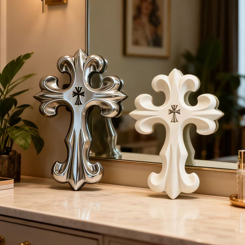 Retro Cross Wall Decor Gothic  - Resin Art Sculptures recensie en prijs