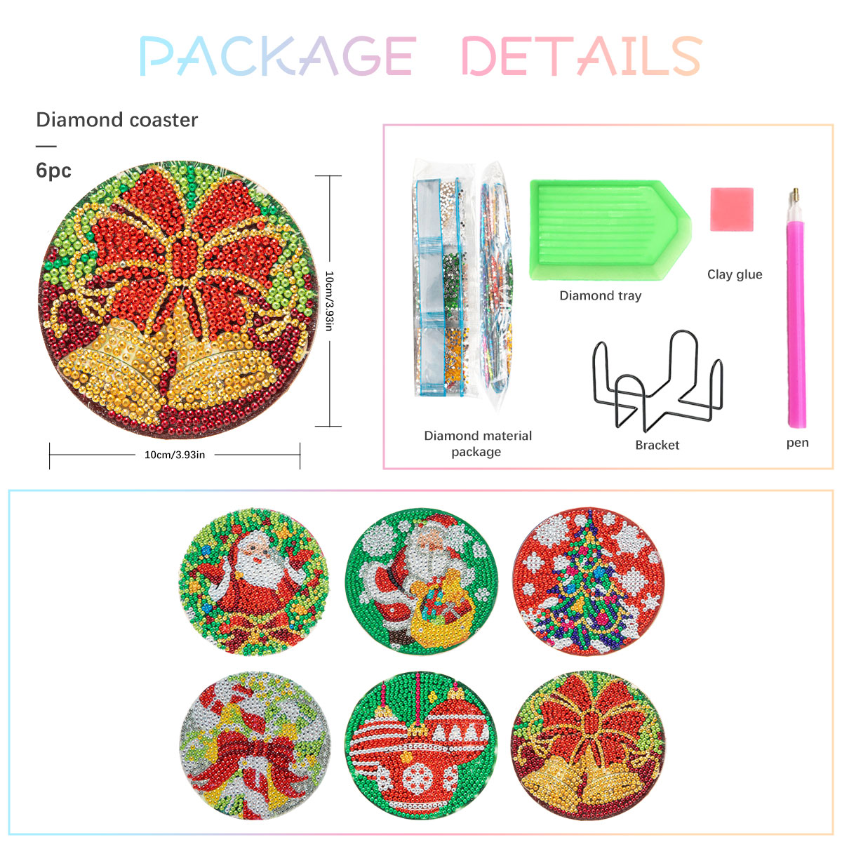 GATYZTORY 6pcs/Set DIY Diamond - Resin Art With Wood recensie en prijs