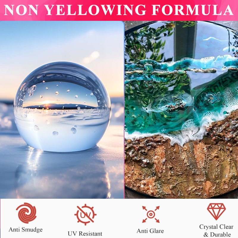 1:1 Crystal Clear Epoxy Resin  - Resin Art With Wood recensie en prijs