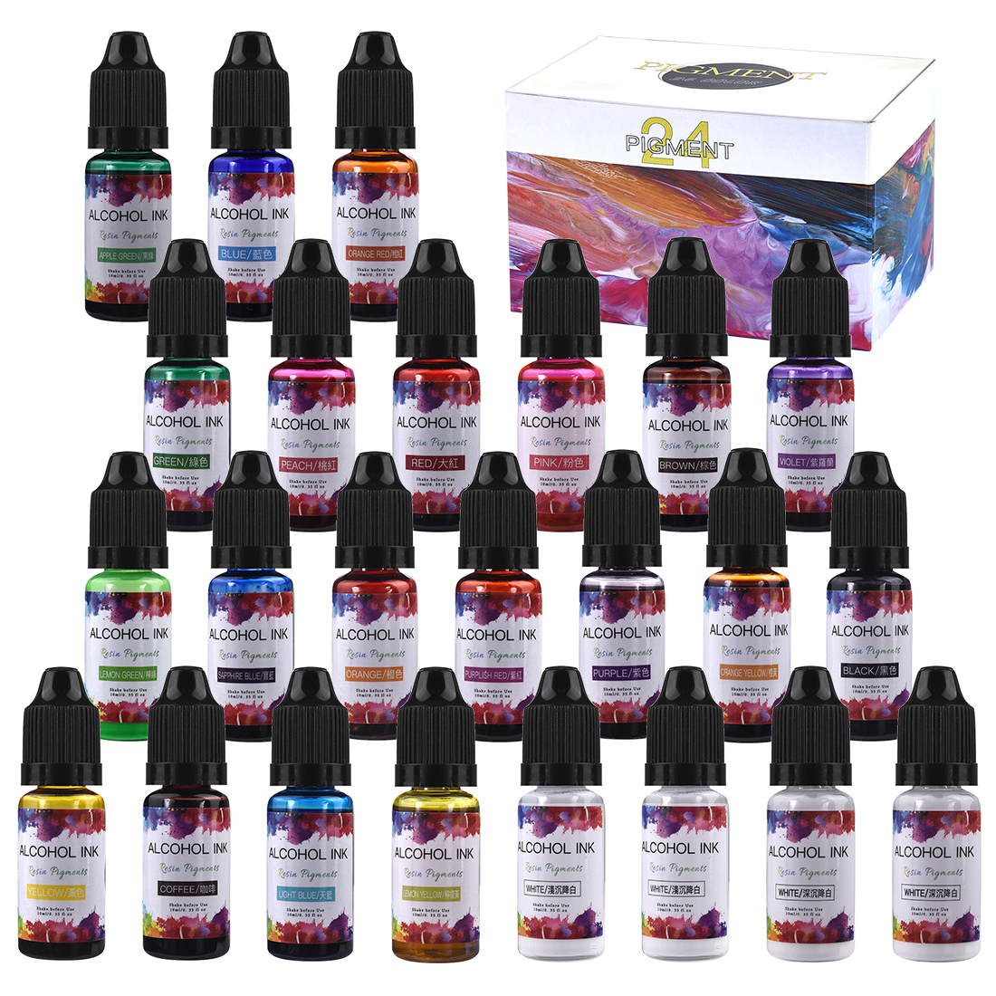 10ML Art Ink Alcohol Resin Pig - Resin Pigment Alcohol Ink recensie en prijs
