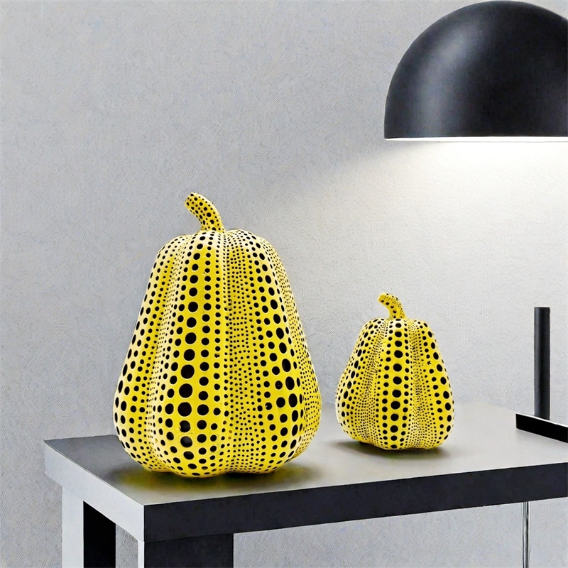 Yellow Pumpkin Resin Pigeon Ow - Resin Art Wedding Gift recensie en prijs