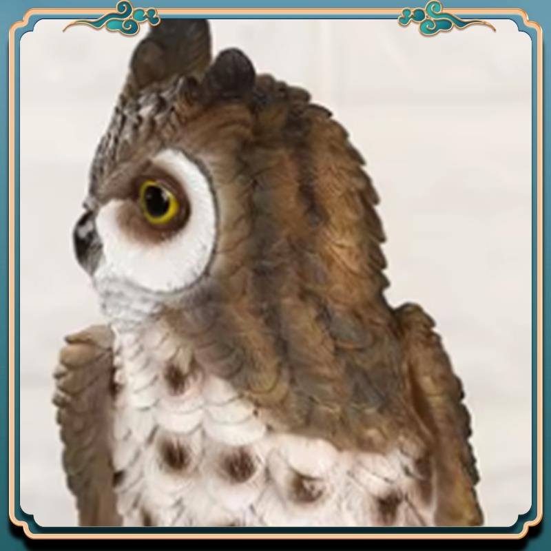 (New)-Resin Owl Statue Bird Ga - Resin Art Sculptures recensie en prijs