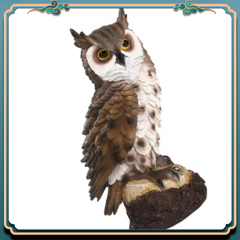 (New)-Resin Owl Statue Bird Ga - Resin Art Sculptures recensie en prijs