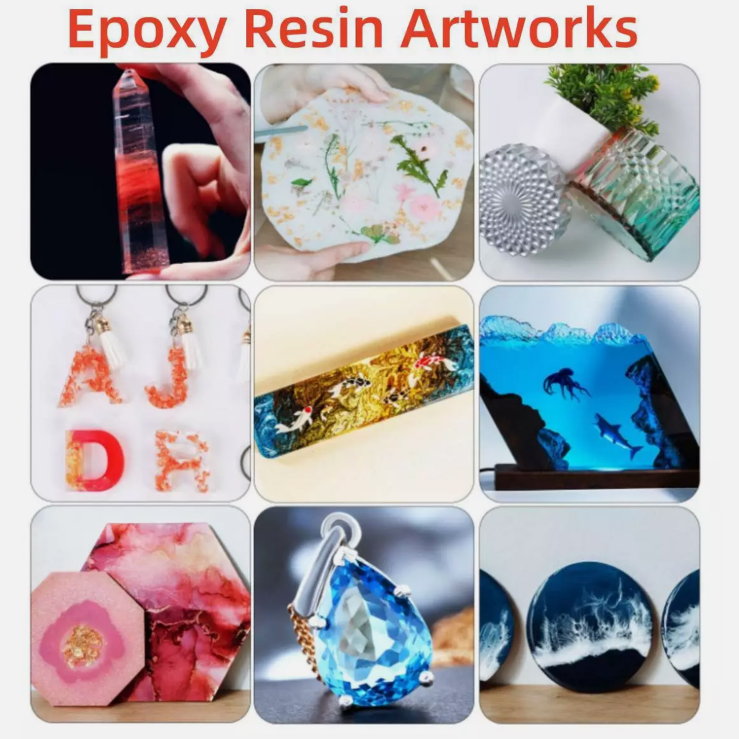 UV Resin Bulk 500-1000g,  Upgr - Resin Art Earrings Kit recensie en prijs