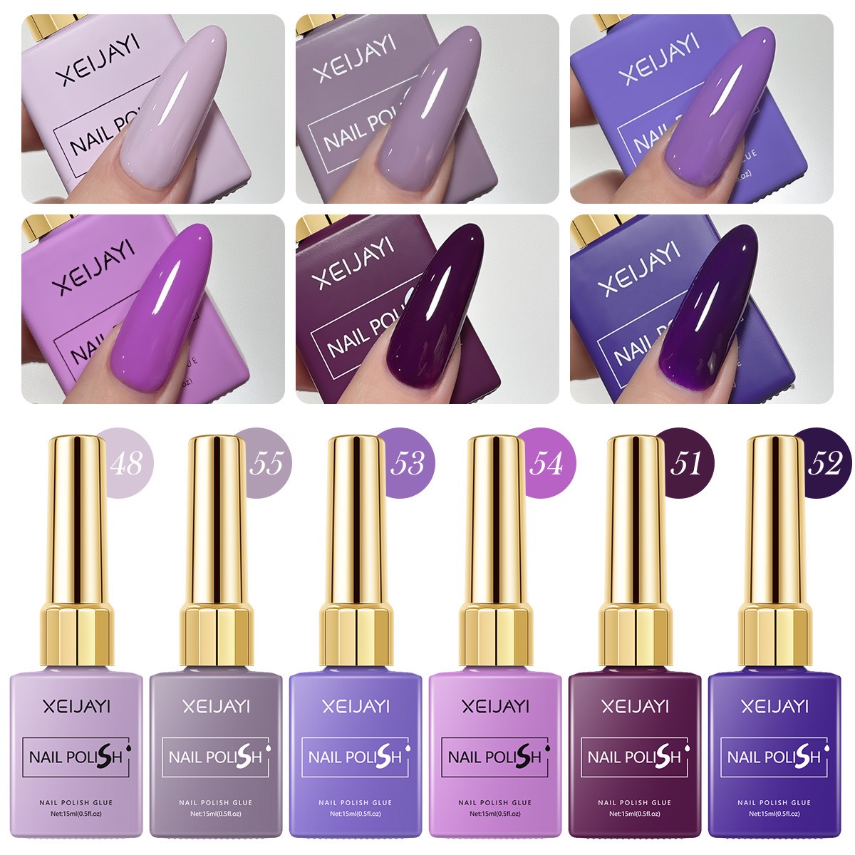 6PCS/SET 15ml Gel Nail Polish  - Resin Art All recensie en prijs